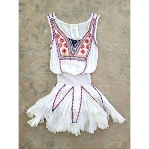 Free people festival dress, short gauzy, SMALL